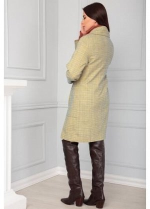 Пальто Anastasia 520 желтый меланж