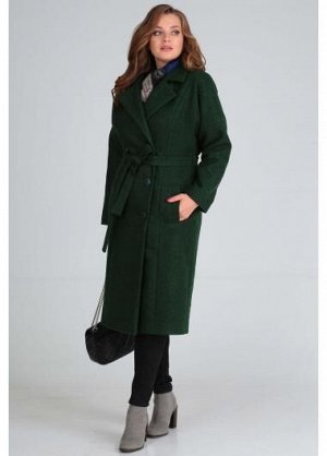 Пальто Anastasia Mak 638 зеленый