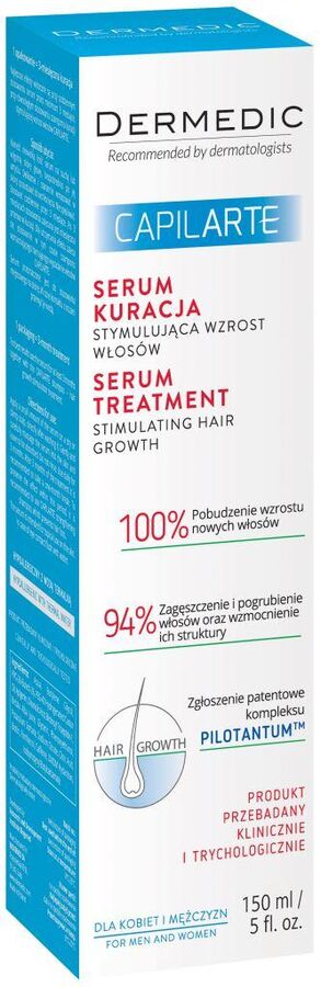 Дермедик Сыворотка стимулирующая рост волос Капиларте Serum Treatment, 150 мл (Dermedic, Capilarte)