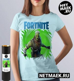 Женская футболка fortnite ranger, цвет голубой