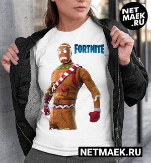 Женская футболка fortnite merry marauder, цвет белый