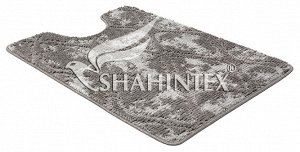 SHAHINTEX VINTAGE Коврик для туалета 60х80см, цв.серый