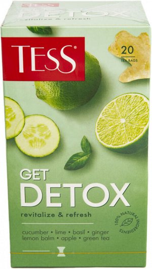 Чай Тесс Get Detox  tea 1,5г 1/20/12, шт