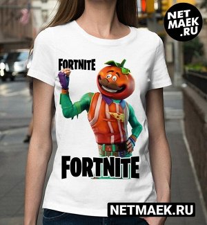 Женская футболка fortnite tomatohead, цвет белый