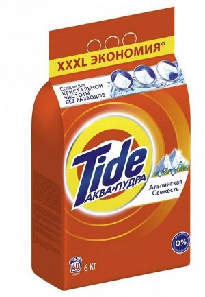 TIDE® Автомат СМС порошок "Альпийская свежесть", 6кг