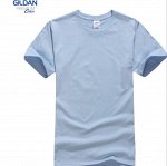 Мужская футболка Gildan, цвет серо-голубой