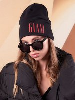 129-FBG Шапка &quot;GLAM&quot;. Черная.