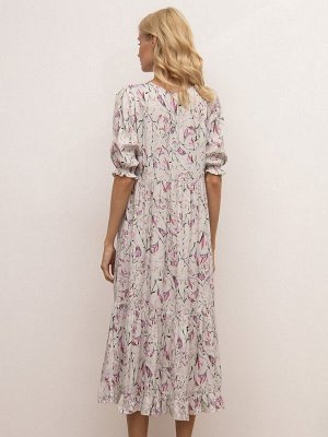 Платье с цветочным принтом PL1147/virginy