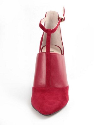 V-248 RED Туфли женские (натуральная кожа, натуральная замша)