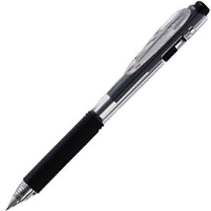 Ручка шарик "Pentel" 0.7мм автомат., 3-х гран. корп., черная 1/12 арт. BK437-A