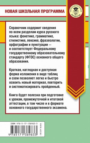 Текучева И.В. ОГЭ. Русский язык в таблицах и схемах. 5-9 классы