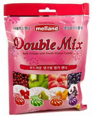 Карамель фруктовая со сливками «Double Mix candy»   100г