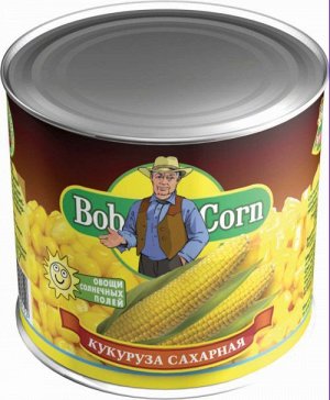 Кукуруза сахарная 400 г Bob Corn 1*12