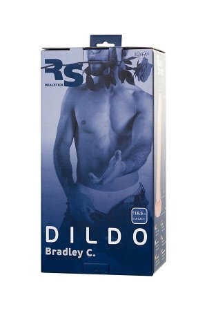 Фаллоимитатор RS Silicone Bradley C, 18,5 см, Ø 3 см, телесный