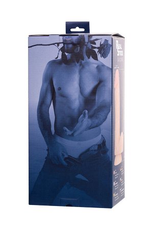 Фаллоимитатор RealStick Silicone Ryan G, 22,5 см, Ø 4 см, телесный