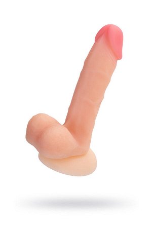 Фаллоимитатор RealStick Silicone Chris H, 17,5 см, Ø 3,4 см, телесный