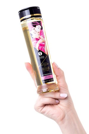 Масло для массажа Shunga Aphrodisia, натуральное, возбуждающее, роза, 240 мл.