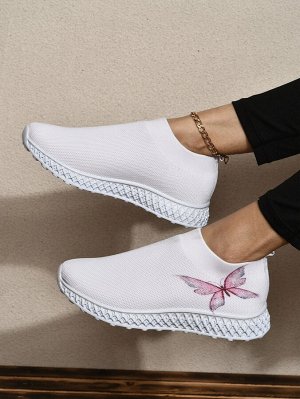 Беговая обувь с принтом бабочки