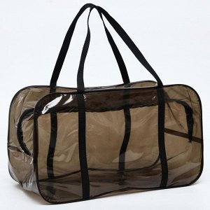 Набор сумок в роддом, 3 шт., цветной ПВХ, цвет черный