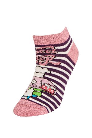 Комплект из 3 коротких носков из хлопка с лицензией King _akir для девочек