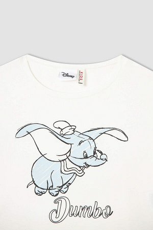 Укороченная футболка Dumbo с короткими рукавами для девочек