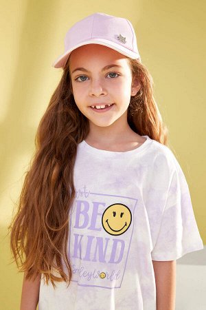 Платье-футболка с короткими рукавами по лицензии SmileyWorld для девочек