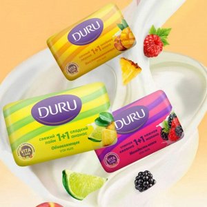 DURU (ДУРУ) Крем-мыло 1+1 В ассортименте 80г