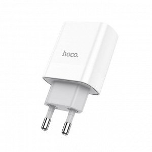 NEW Сетевое Зарядное устройство HOCO C80A Rapido 1 USB+1 Type C 3A