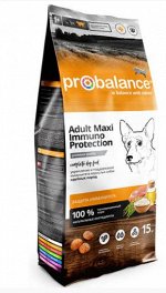 ProBalance Immuno Adult Maxi сухой корм для собак крупных порд Курица 15+2кг