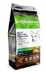 ProBalance Delicate Digestion сухой корм для собак с чувствительным пищевареним Лосось/Рис 15кг