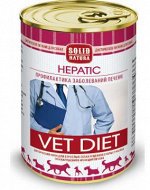Solid Natura VET Hepatic диета влажный корм для собак при заболевании печени 340гр