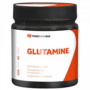 Глютамин со вкусом апельсина Pure Protein, 200 г