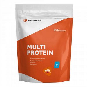 Мультикомпонентный протеин "Сливочная карамель" Pure Protein, 600 г