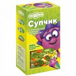 Супчик с макарошками, чечевицей и шпинатом  СМЕШАРИКИ