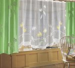 333730/333740/170, ТЮЛЬПАНЫ, Комплект, Размеры: тюль - ширина 300 см высота 160 см, портьеры  - ширина 145 см каждой, высота 170 см