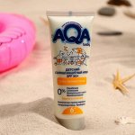 Детский солнцезащитный крем, AQA baby, SPF 50+, 75  мл