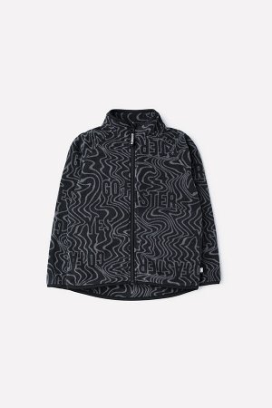 Куртка(Осень-Зима)+boys (черный, серые волны)