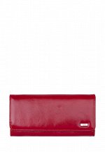 Кошелек ТАТА RED кожа наплак малиновый
