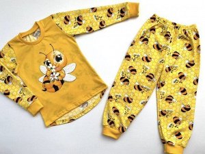 Пижама для девочки "Пчёлка" (супрем)