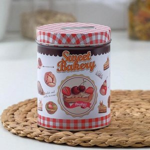 Банка для сыпучих продуктов «Печенье», 13,8x10,5x10,5 см, с откидным носиком