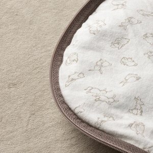 РЁДХАКЕ Спальный мешок, бежевый, орнамент «кролики», 0-6