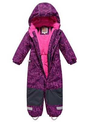 Детский зимний комбинезон фиолетового цвета 9024F