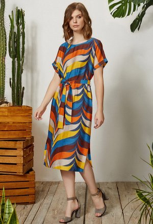 Платье Bazalini 3659 разноцветное