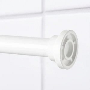 BOTAREN БОТАРЕН Штанга для шторы в ванную, белый120-200 см