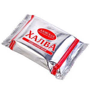 Халва  подсолнечная АЗОВ  Эконом 350г герм/уп (1х16шт) (#10) Россия  (шк 0698)
