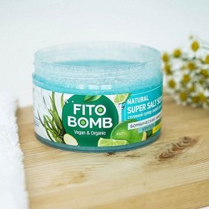 Соляной супер скраб для тела Fito Bomb, 250 мл