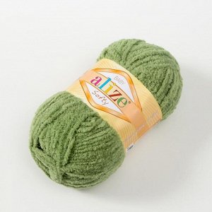 Плюшевая пряжа для вязания спицами, крючком ALIZE, Softy, 100% микрополиэстер, 115 м/50 г, (485)