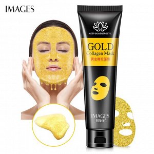IMAGES, Маска-пленка для лица с биозолотом и коллагеном Gold Collagen Mask, 60 г
