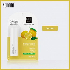 SENANA, Увлажняющий бальзам для губ с экстрактом Лимона, 4 гр