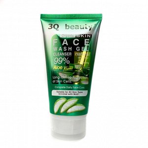 3Q BEAUTY, Гель для умывания Face Wash Gel Aloe Essence, 150 мл